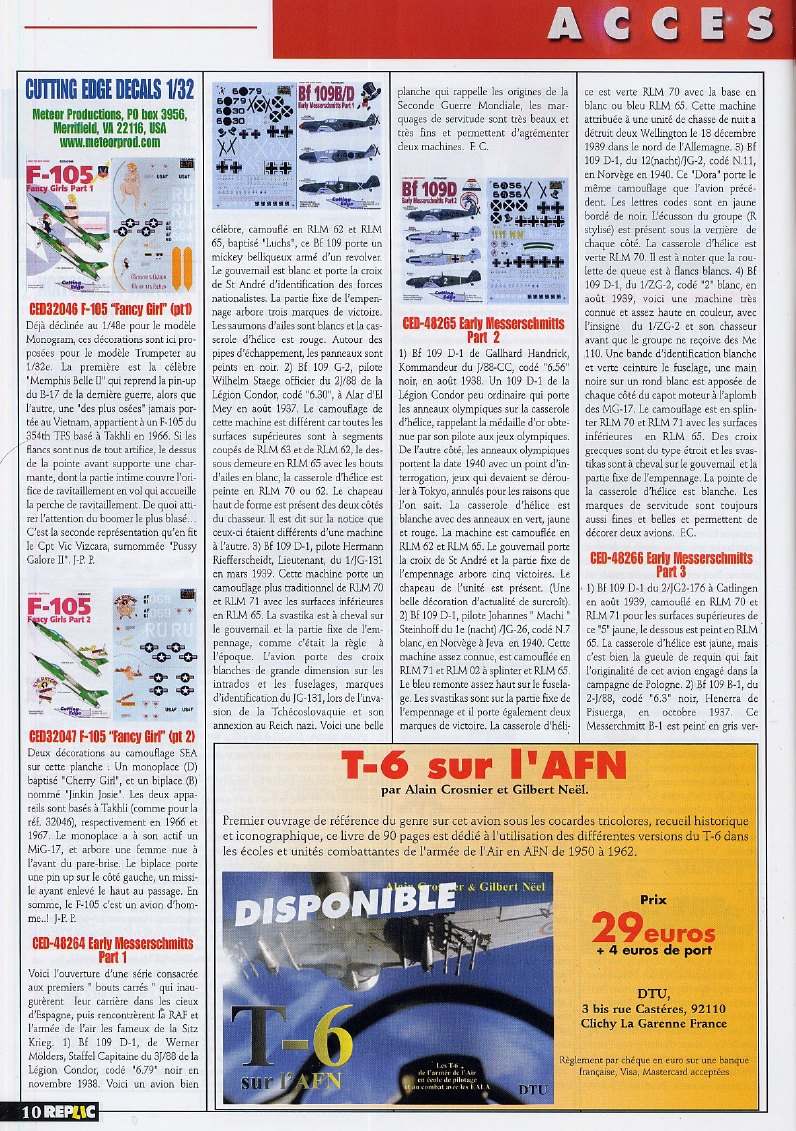 Replic 166 - Mirage IV, FW-190 D-9, C-45, Kubelwagen, Technique Round
